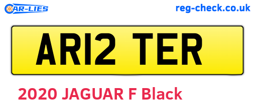 AR12TER are the vehicle registration plates.