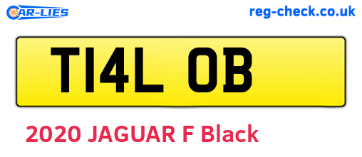 T14LOB are the vehicle registration plates.