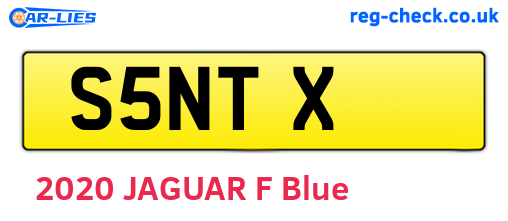 S5NTX are the vehicle registration plates.
