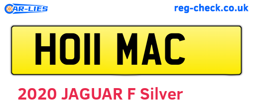 HO11MAC are the vehicle registration plates.