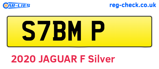 S7BMP are the vehicle registration plates.