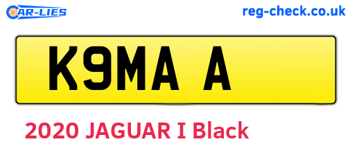 K9MAA are the vehicle registration plates.