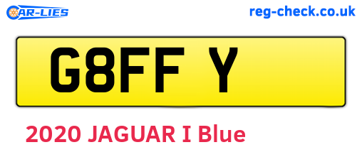 G8FFY are the vehicle registration plates.