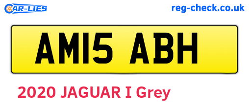 AM15ABH are the vehicle registration plates.