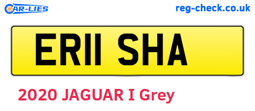 ER11SHA are the vehicle registration plates.