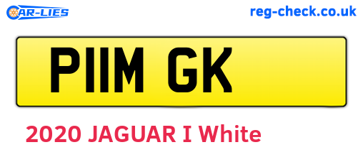 P11MGK are the vehicle registration plates.