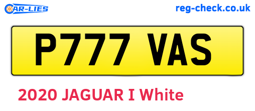 P777VAS are the vehicle registration plates.