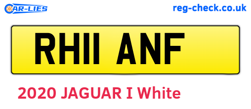 RH11ANF are the vehicle registration plates.