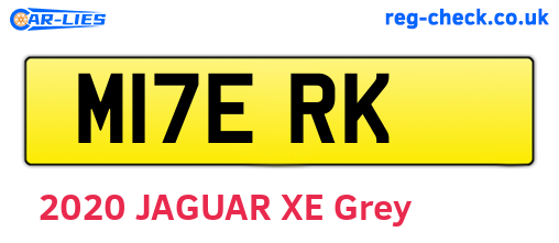 M17ERK are the vehicle registration plates.