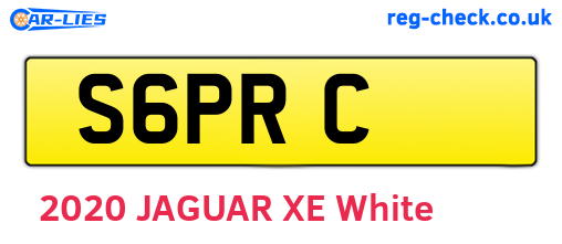 S6PRC are the vehicle registration plates.