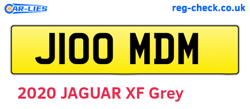 J100MDM are the vehicle registration plates.
