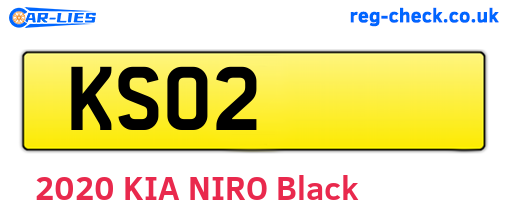 KSO2 are the vehicle registration plates.