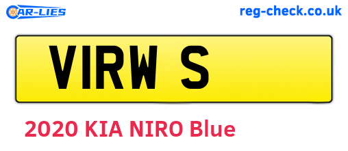 V1RWS are the vehicle registration plates.