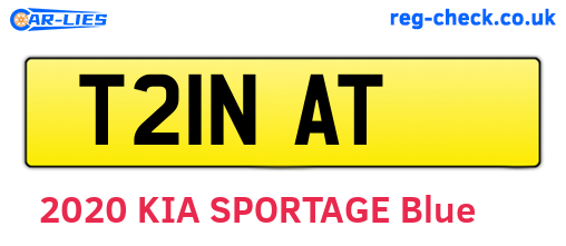 T21NAT are the vehicle registration plates.