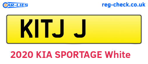 K1TJJ are the vehicle registration plates.