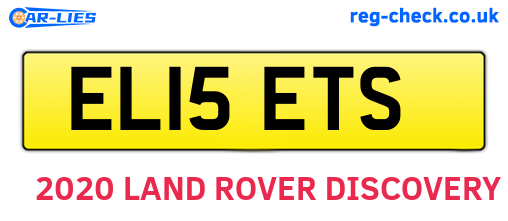 EL15ETS are the vehicle registration plates.