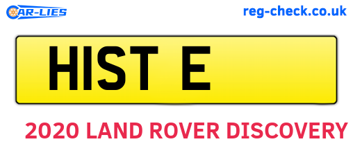 H1STE are the vehicle registration plates.