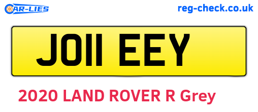 JO11EEY are the vehicle registration plates.