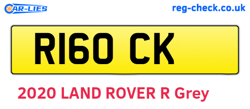 R16OCK are the vehicle registration plates.