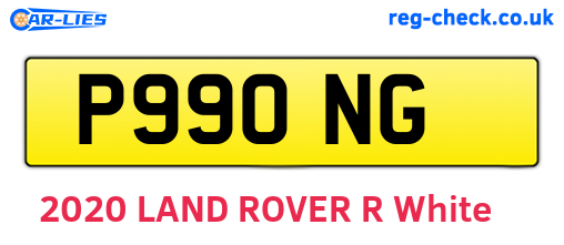 P99ONG are the vehicle registration plates.