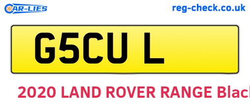 G5CUL are the vehicle registration plates.