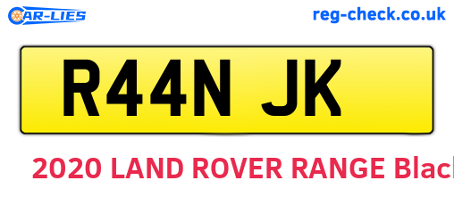 R44NJK are the vehicle registration plates.