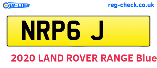 NRP6J are the vehicle registration plates.