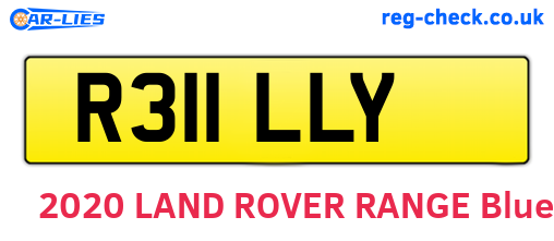 R311LLY are the vehicle registration plates.