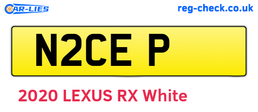 N2CEP are the vehicle registration plates.