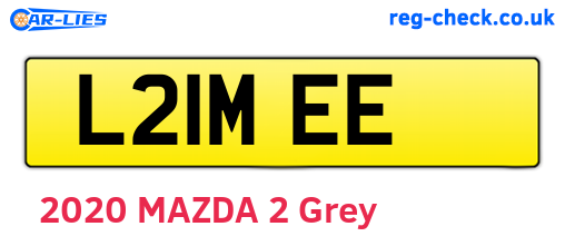 L21MEE are the vehicle registration plates.