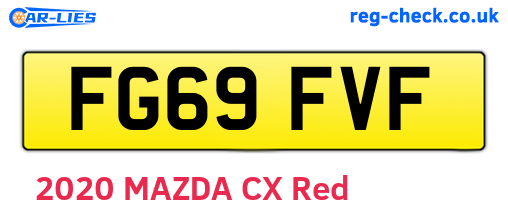 FG69FVF are the vehicle registration plates.