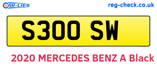 S30OSW are the vehicle registration plates.