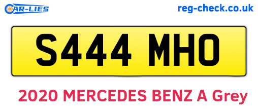 S444MHO are the vehicle registration plates.