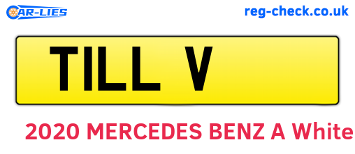 T1LLV are the vehicle registration plates.