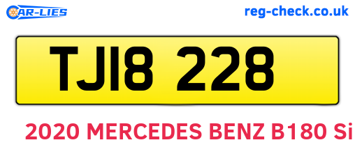 TJI8228 are the vehicle registration plates.