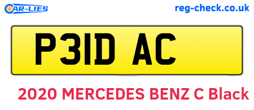 P31DAC are the vehicle registration plates.