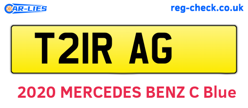 T21RAG are the vehicle registration plates.