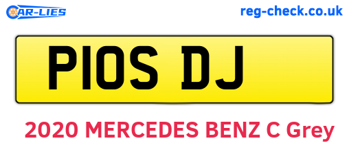 P10SDJ are the vehicle registration plates.