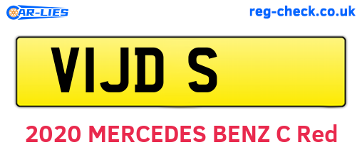V1JDS are the vehicle registration plates.