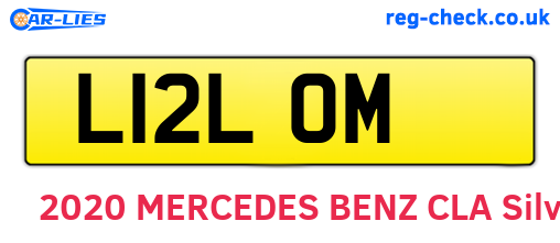 L12LOM are the vehicle registration plates.