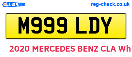 M999LDY are the vehicle registration plates.