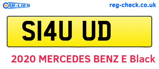 S14UUD are the vehicle registration plates.