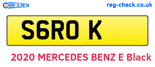 S6ROK are the vehicle registration plates.