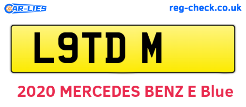 L9TDM are the vehicle registration plates.
