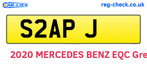 S2APJ are the vehicle registration plates.