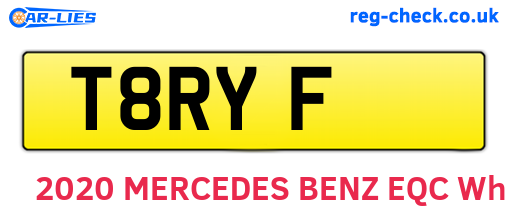 T8RYF are the vehicle registration plates.