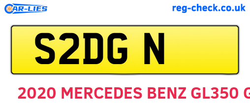 S2DGN are the vehicle registration plates.