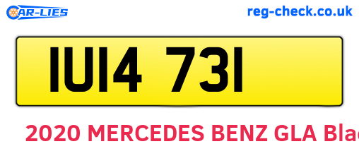 IUI4731 are the vehicle registration plates.