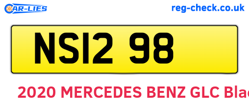NS1298 are the vehicle registration plates.