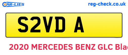 S2VDA are the vehicle registration plates.